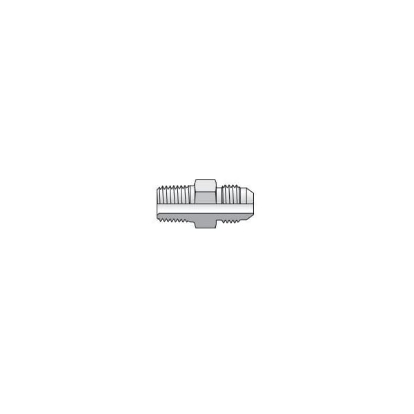 Parker Triple-Lok 37 Deg Flare Straight Female JIC 37 Deg Swivel to Male NPTF Pipe F6X 12-8 F6X-S - main